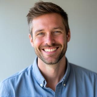 Portrait of a calm male wellness expert